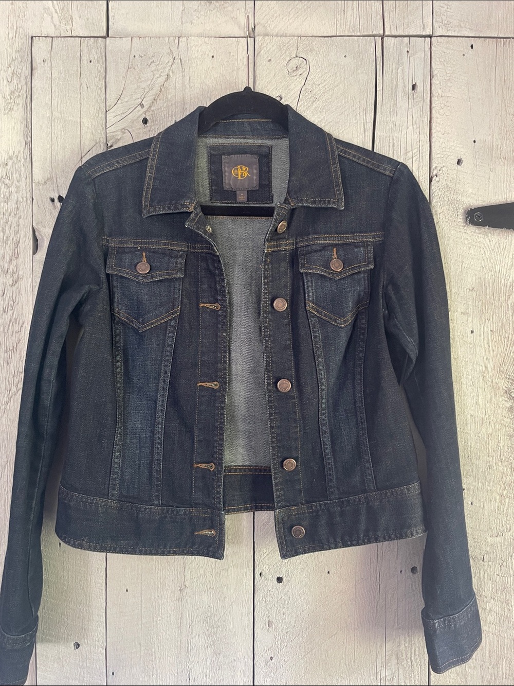 Banana Republic Women's Dark Blue Denim Jacket